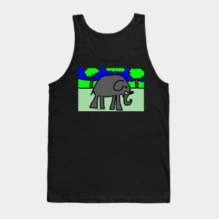 Mervyn the Elephant Adventurer Tank Top